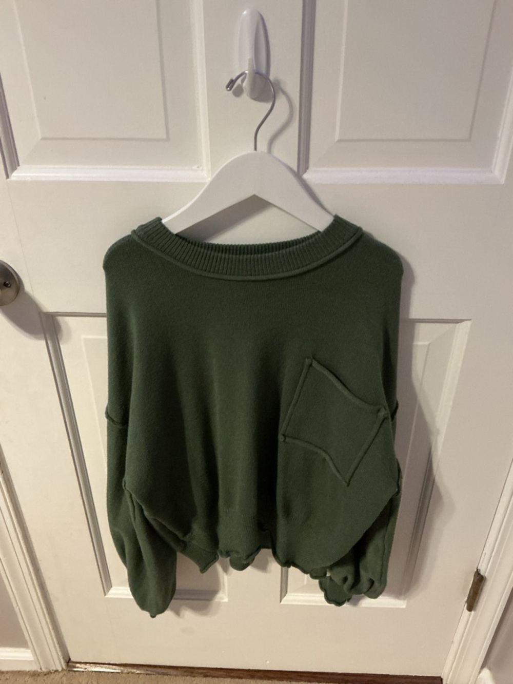 Amazon Olive Green Crewneck Sweater